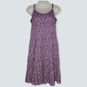 Trina Turk Serpentine Purple Crochet Lace Dress